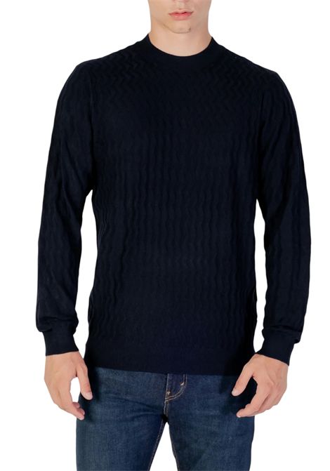 Wavy Texture Sweater ARMANI EXCHANGE | sweaters | XM001560 AF11982FB065